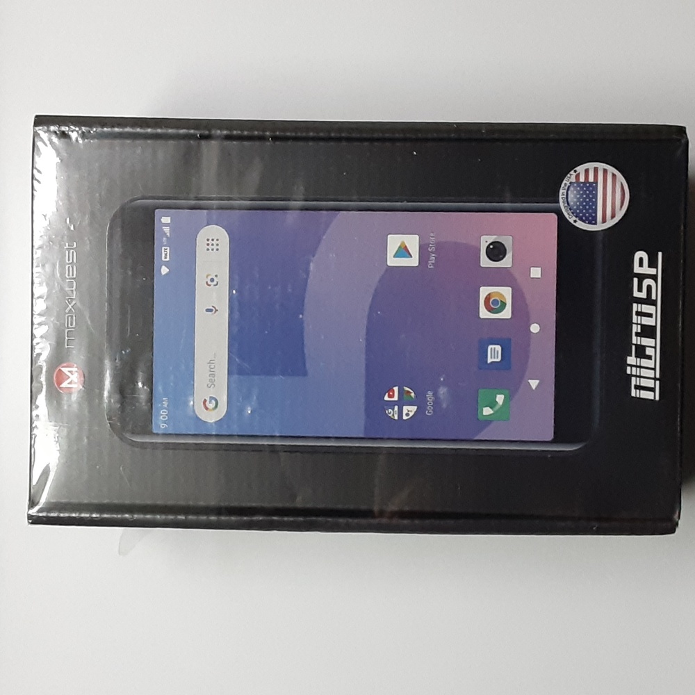 Maxwest Nitro 5P - 8GB - Black (Unlocked) Smartphone - GSM Network